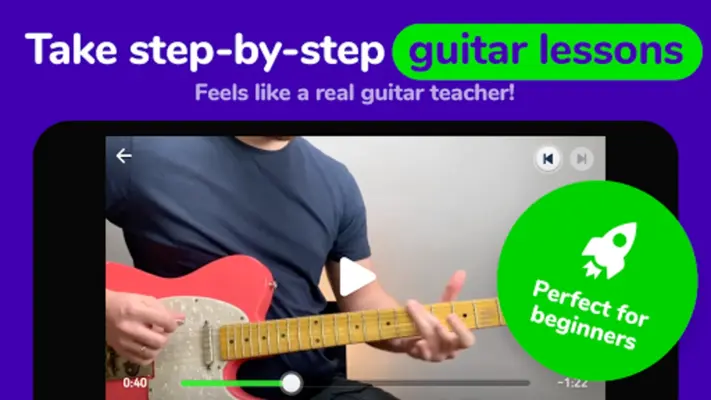 MelodiQ Real Guitar Teacher android App screenshot 8